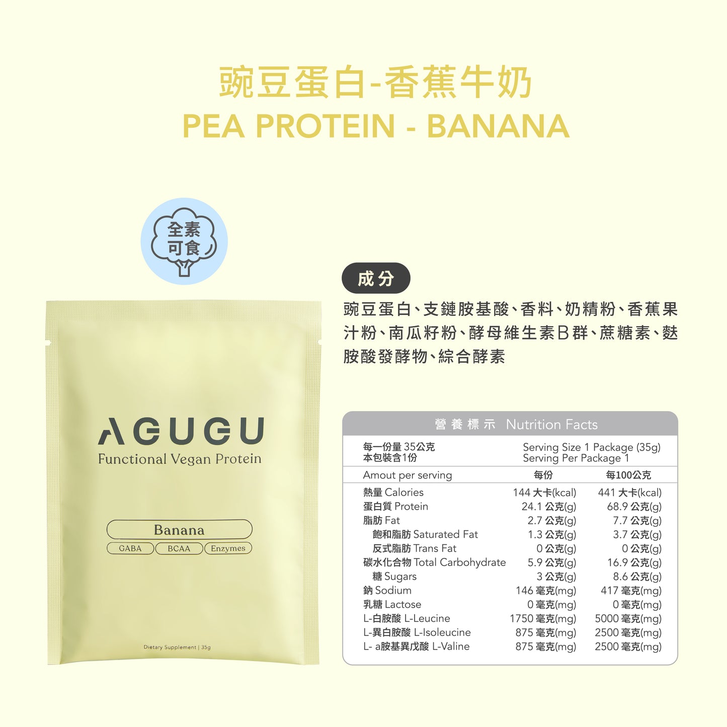 PEA PROTEIN | BANANA