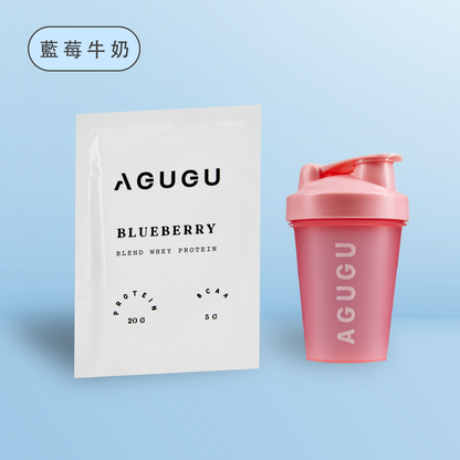 BLUEBERRY | 12 PACK ＋ PINK CLASSIC SHAKER BOTTLE