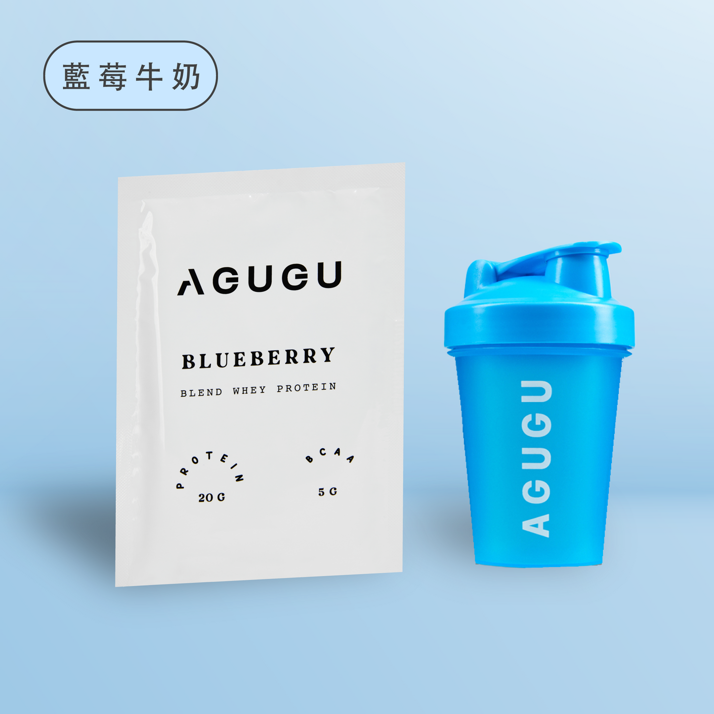 BLUEBERRY | 12 PACK ＋ BLUE CLASSIC SHAKER BOTTLE