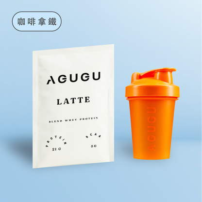 LATTE | 12 PACK ＋ SPACE GREY CLASSIC SHAKER BOTTLE (CARRY LOOP)