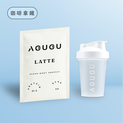 LATTE | 12 PACK ＋ SPACE GREY CLASSIC SHAKER BOTTLE (CARRY LOOP)